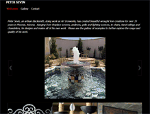 Tablet Screenshot of petersevin.com